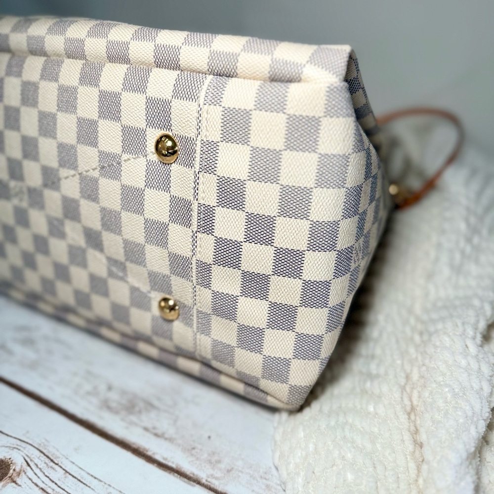 🌸 AUTHENTIC 🦄 RARE Louis Vuitton Artsy MM Damier Azur ✨ - Picture 7 of 16